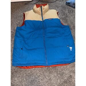 Patagonia Vest Mens Size xl Bivy Reversible Duck Down Puffer Jacket Full Zip